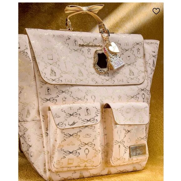 NEW [LIMITED EDITION] DISNEY PRINCESS BACKPACK BATH AND BODY GOLDEN MIRROR PURSE